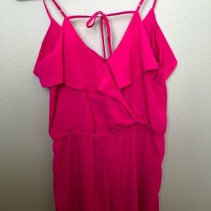 Pink romper
